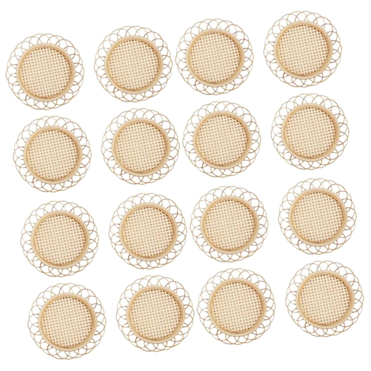 Dessous de verre macramé beige, coussinet de tasse ovale et tapis de bouilloire bohème