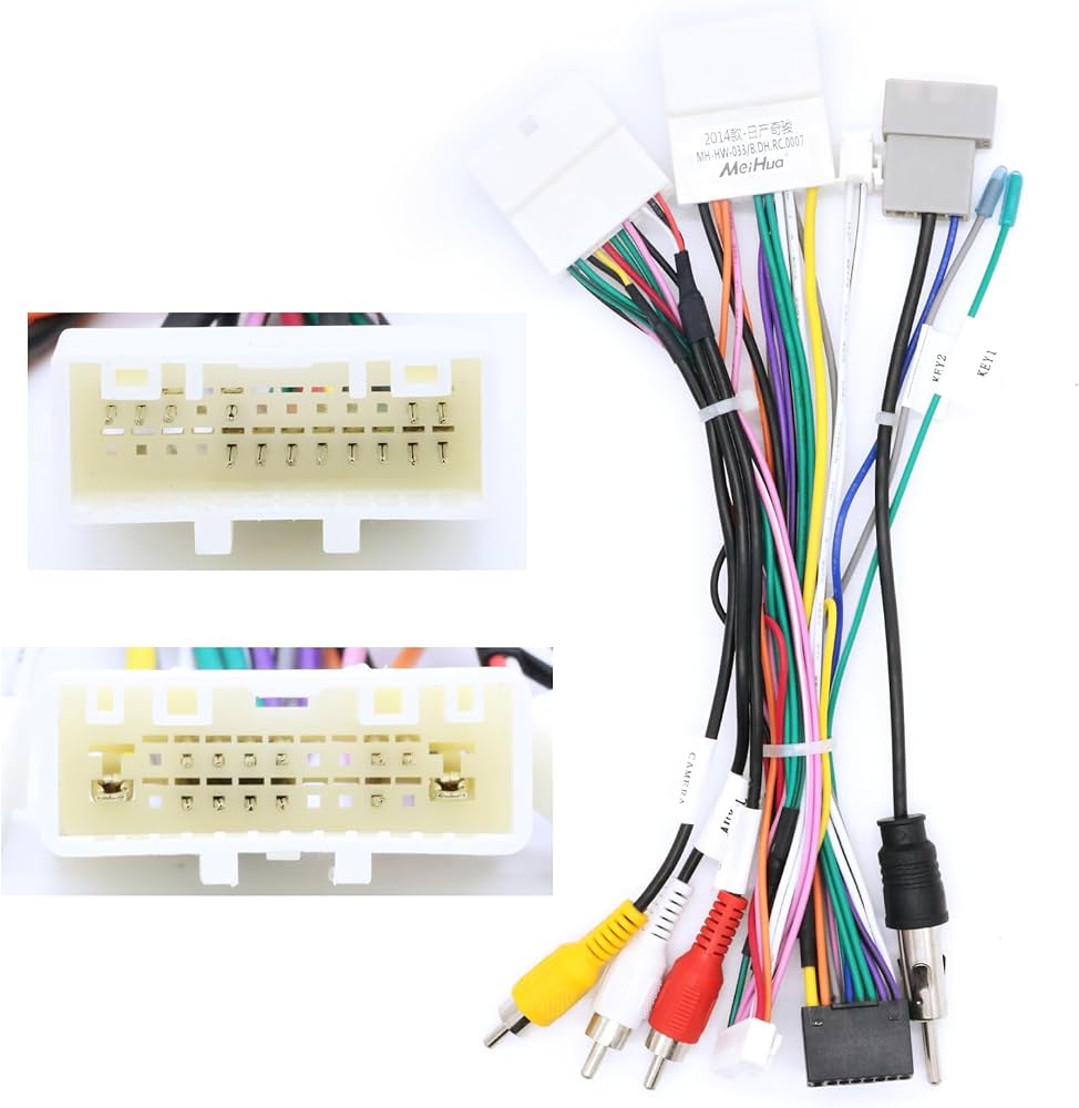 カーナビ pine Amazon.com: Strpump 16pins Car Radio Power Harness Cable Wire