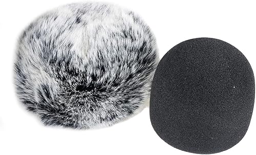 Miniatura 7 de SUNMON Soporte de micrófono Yeti con parabrisas de espuma, filtro pop y cubierta peluda para micrófono Yeti azul