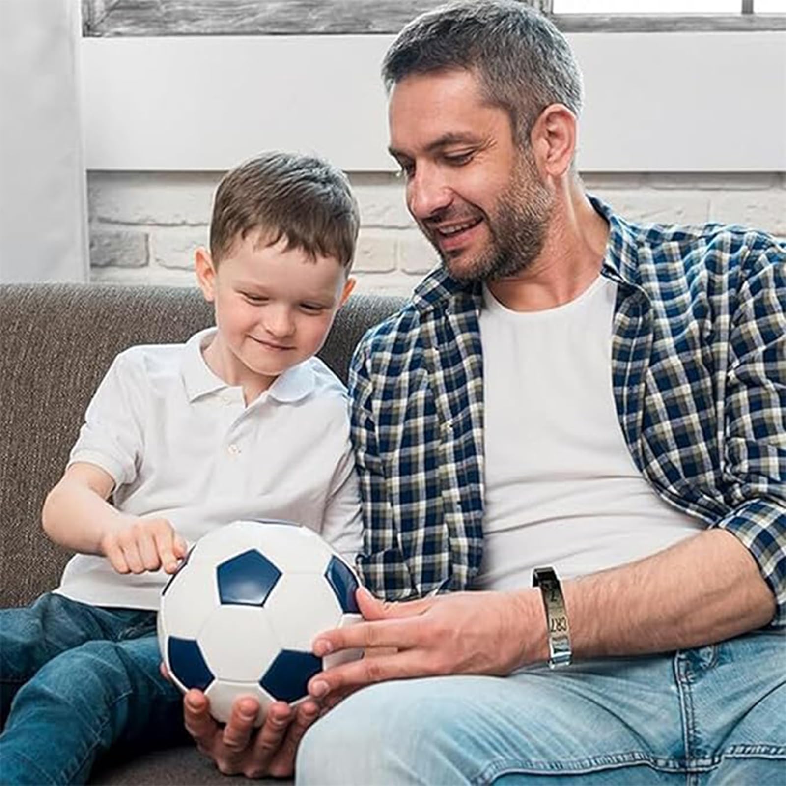 Juego de Cadena con Collar y Pulsera de Fútbol para Niños - Camiseta de Fútbol