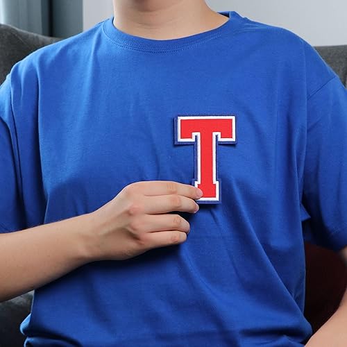 Miniatura 474 de Parches de letras termo-adhesivas de alta calidad – Lindas letras para ropa – Parche universitario para ropa – Letras bordadas de 4 1/2 parches