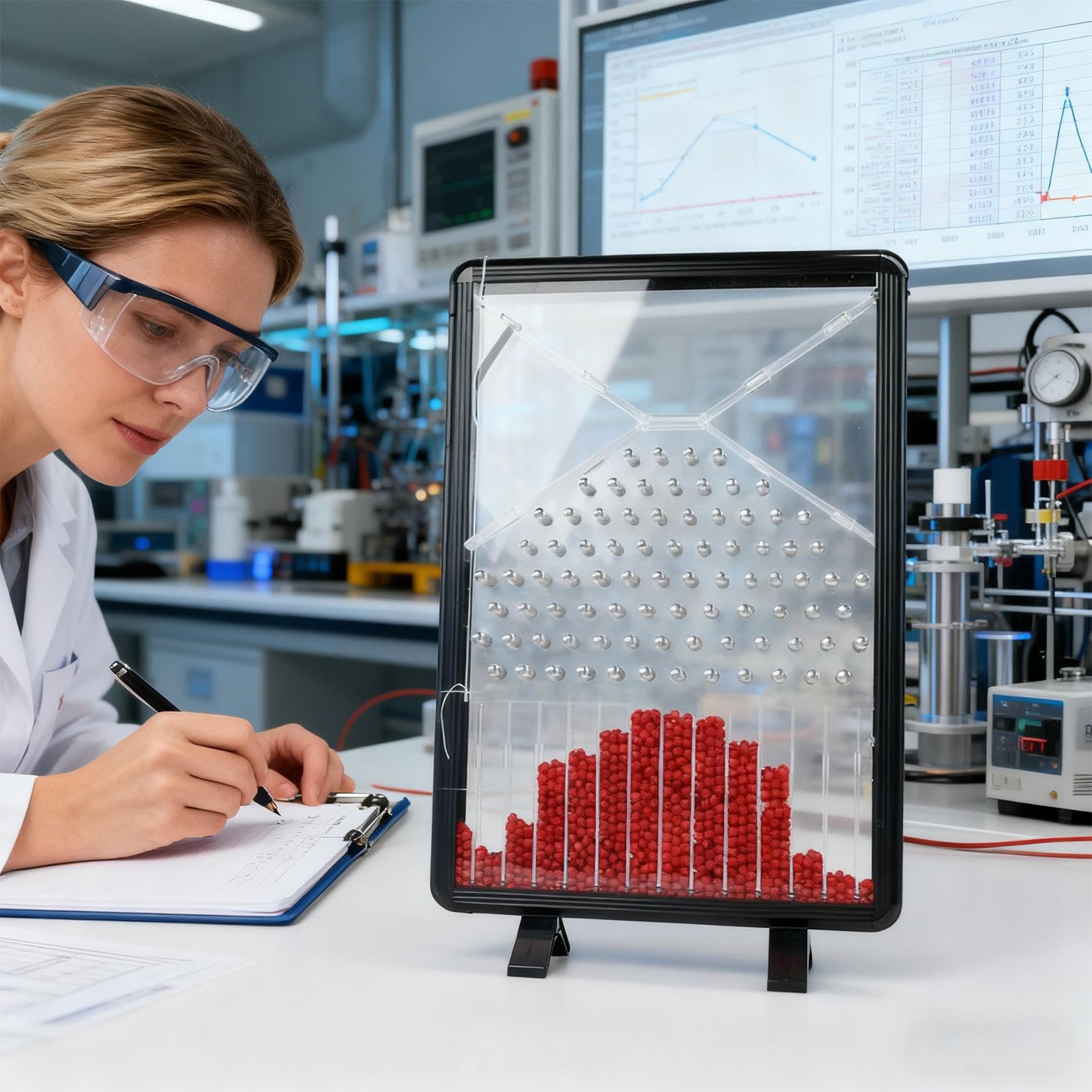 Tavola Dalton Fisica Giocattolo Educativo Fisico Probabilistico | Giocattoli Per Esperimenti Stocastici Per Adulti Adolescenti Ragazzi Bambini Scuola Asilo Laboratorio Sala Giochi Educazione
