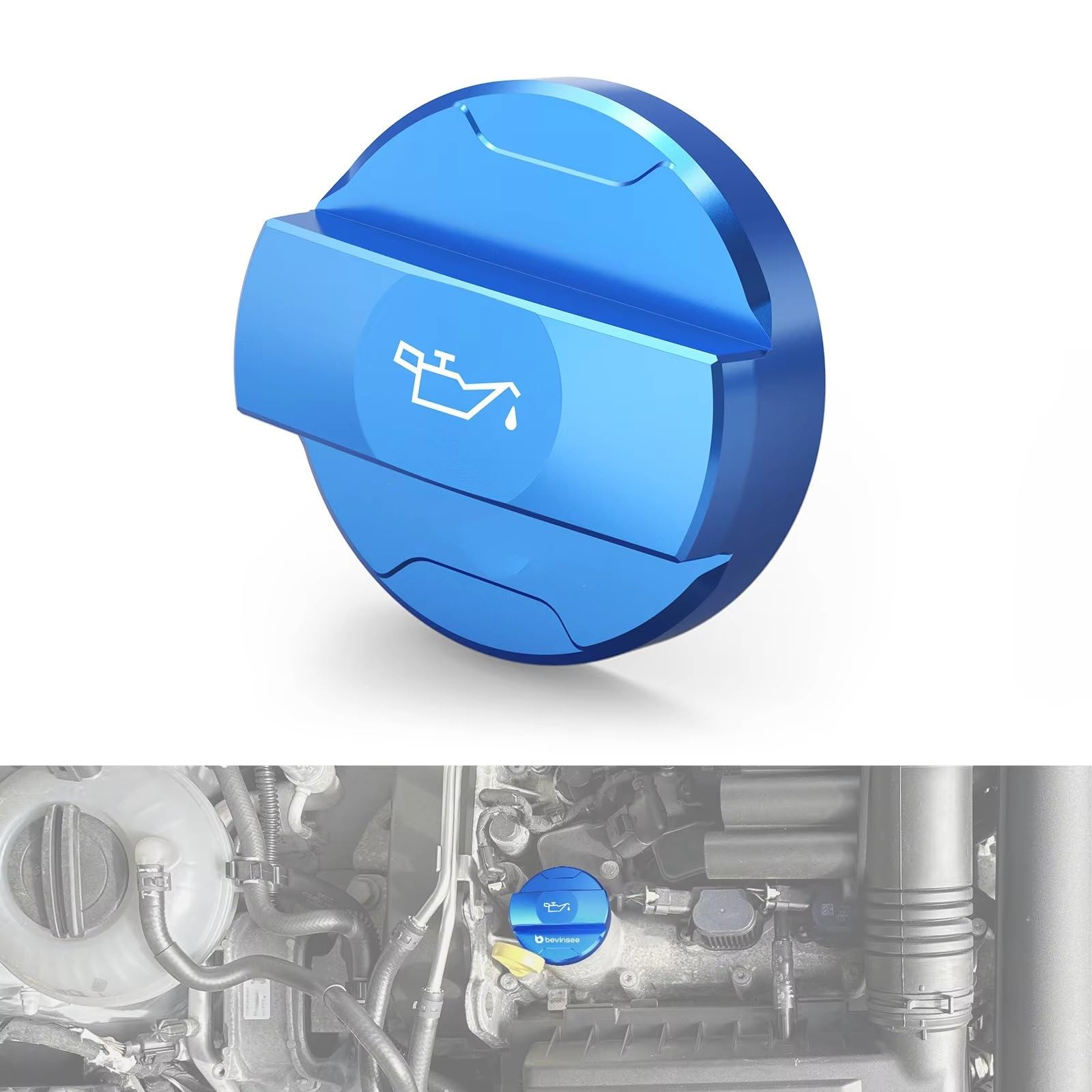 Tappo riempimento olio motore Compatibile Con Skoda Per Octavia III 5E