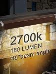 SMY Lighting 4Pack 7 Inch 2.5W LED Hardscape Lighting Retaining Wall Lights, IP68 Waterproof 12V-36V Low Voltage AC/DC Soft White 2700K Hardscape Paver Light Outdoor Step Lights 40,000 Hours Lifespan