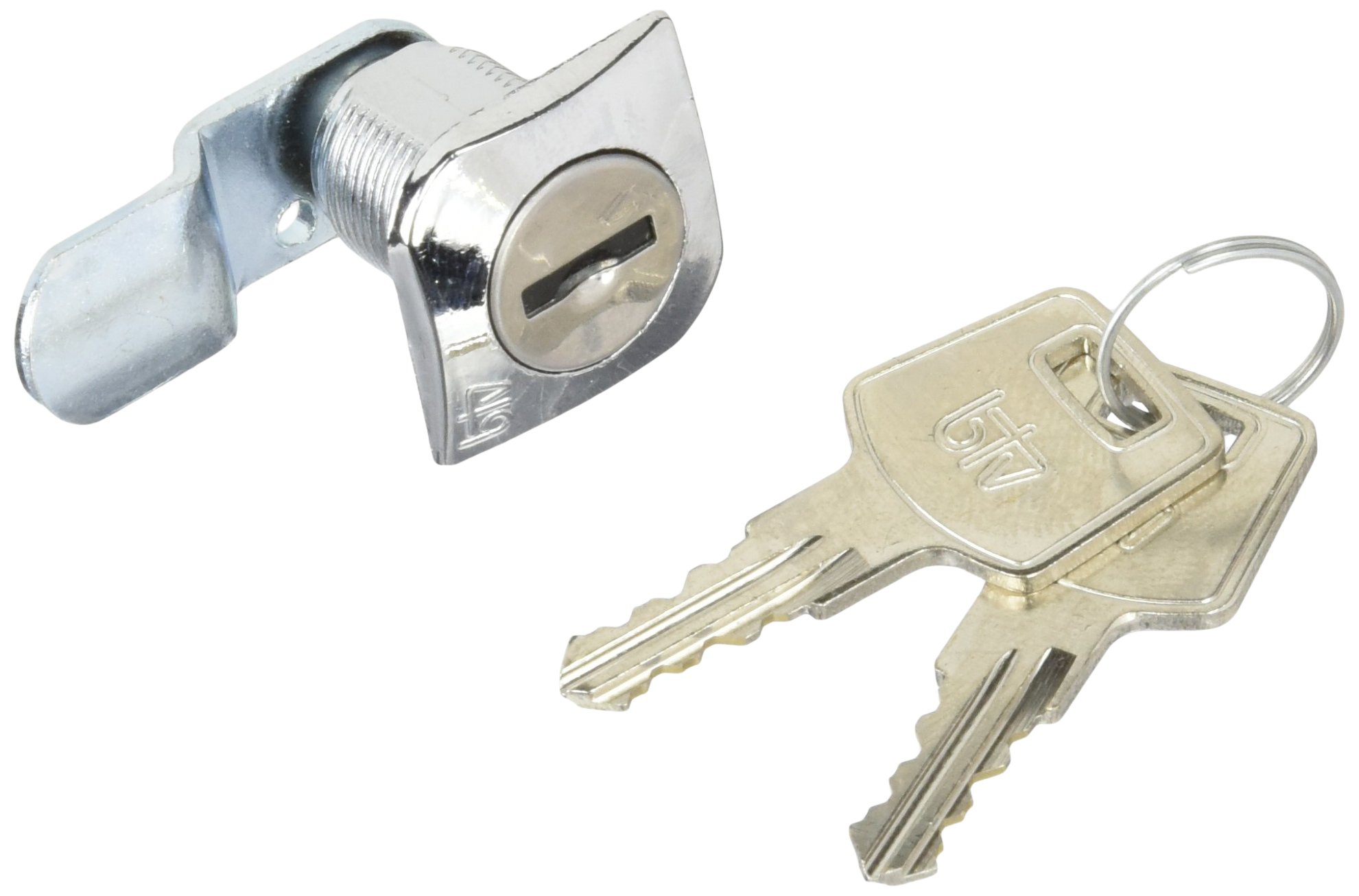 Btv - Cerradura de seguridad de 6 unidades, plateada