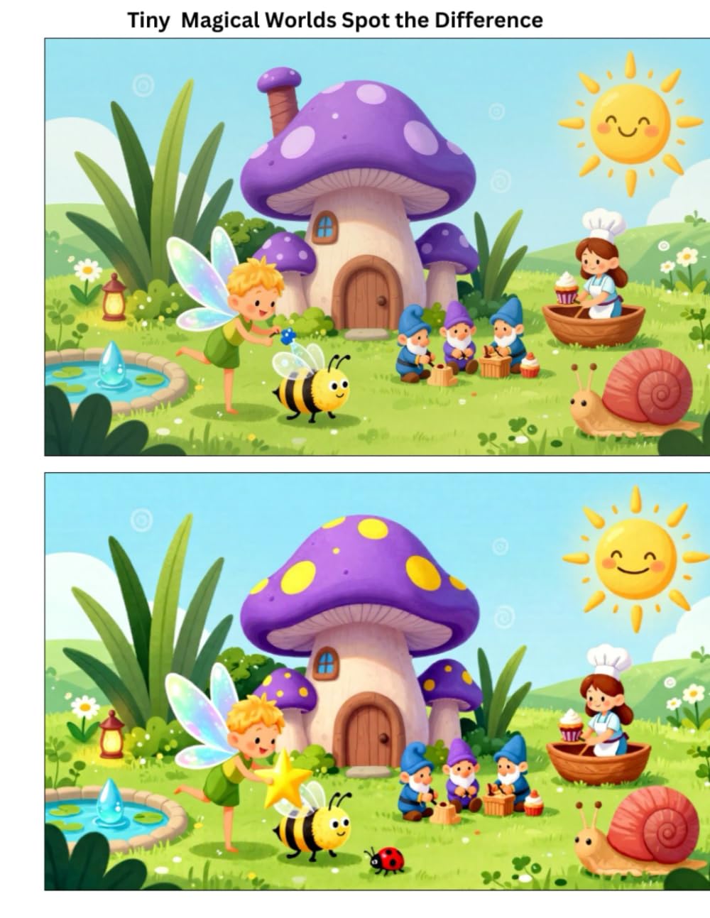 Tiny Magical Worlds Spot the Difference