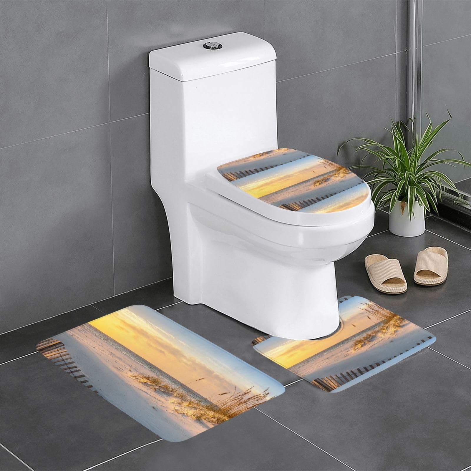 Tapis de sol anti-humidité en flanelle 61x40,6 cm lot de 3 pièces