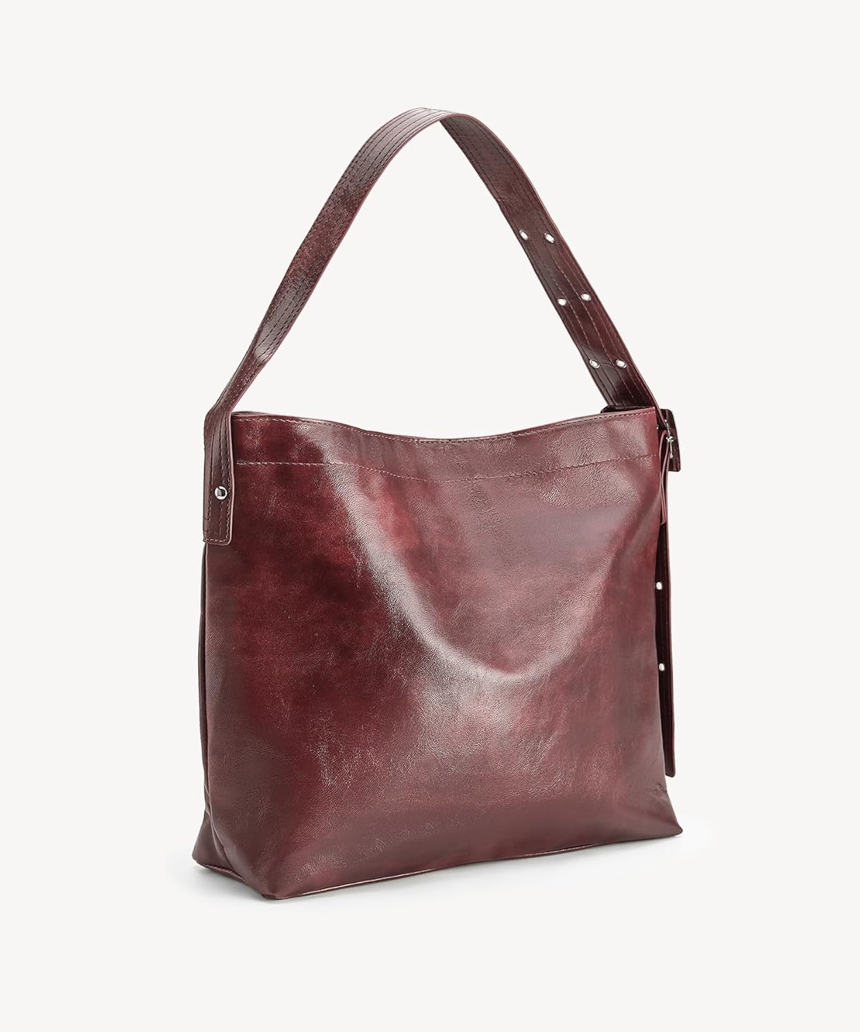 NEWBELLA Women's Vegan Leather Tote Bag - Lightweight Soft Shoulder Purse or Crossbody Bag for Work & Everyday Use - Image 2