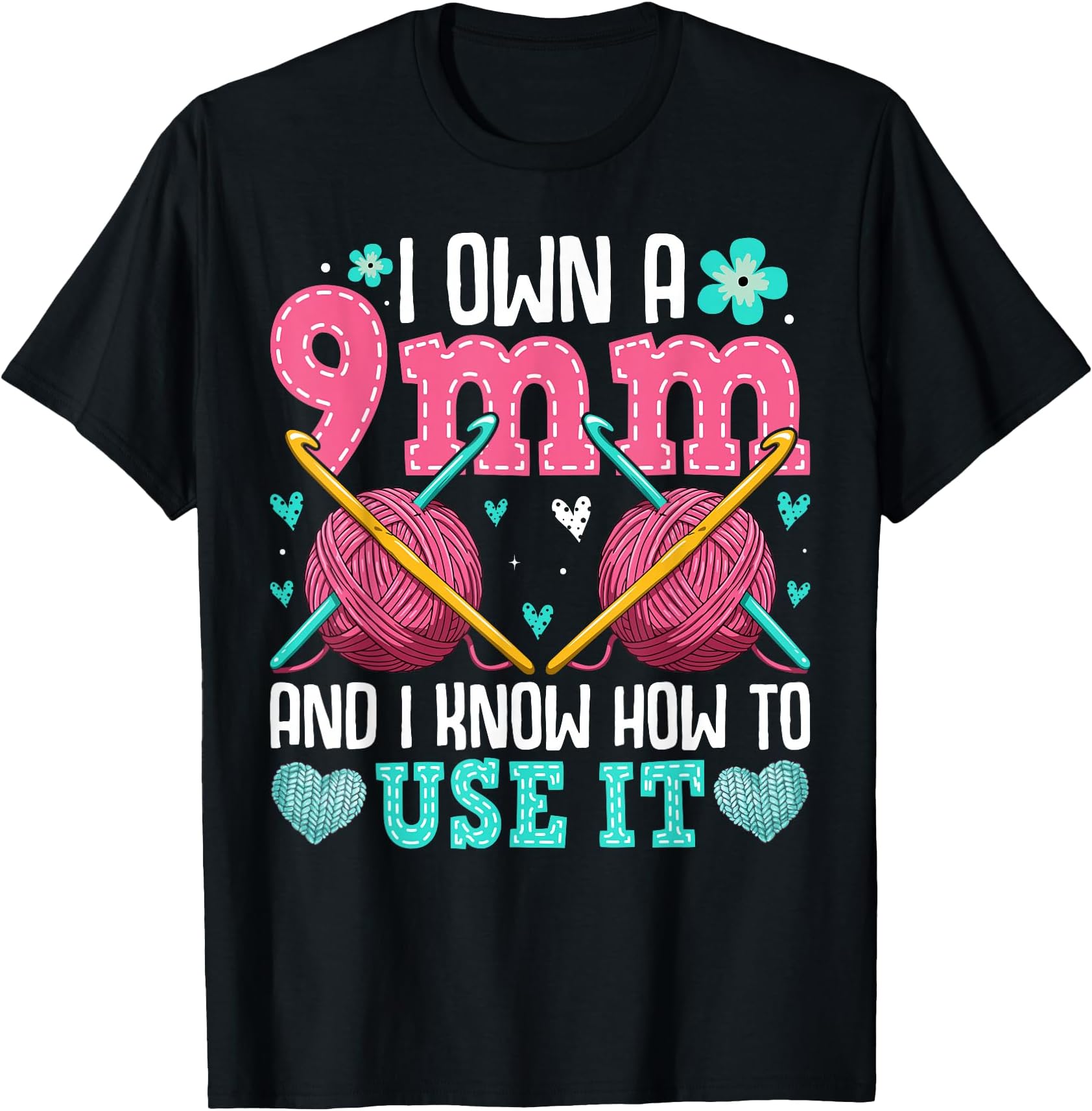 I Own A 9mm and I Know How to Use It T-Shirt