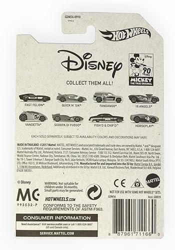 Hot Wheels Edición del 90 aniversario de Disney 2019 (Chip N' Dale (Juego de caballos)