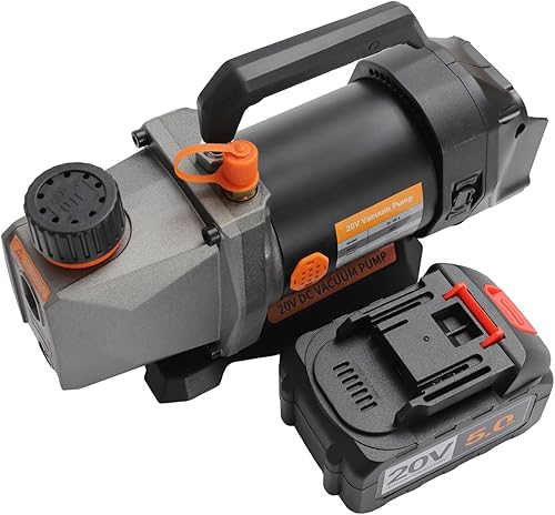 Bomba de vacío de una sola etapa, 2.5CFM 20V batería de litio DC inversor para aire acondicionado refrigerante disponible en Yaxa Peru