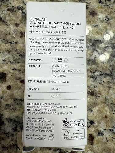 skin&lab glutathione radiance serum SKIN & LAB SKIN SCIENCE SOLUTION [SKIN&LAB] Gluthathione Radiance Serum  with India