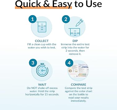 getTested at-Home Water Quality Test Kit Identify Drinking Water Purity for Your Family Rapid 14-Parameter Results for Well, City, Tap, More Easy & Convenient