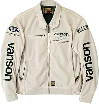 ★ VANSON SVS2302S BK/IV XL スウィングトップジャケット vanson(バンソン) スウィングトップジャケット SVS2302S