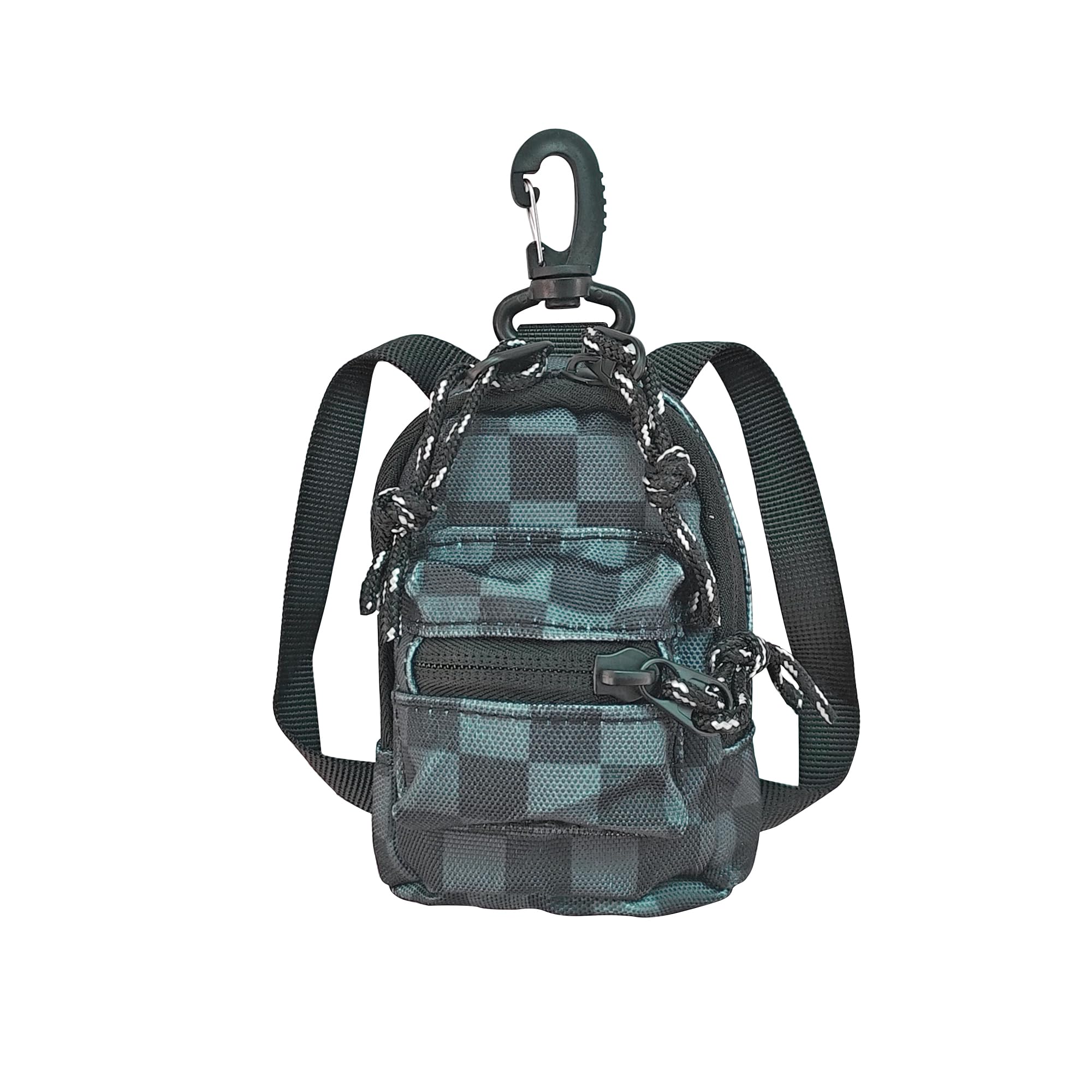 Mini Pouch Small Canvas Coin Purse Wallet Travel Tactical Bag for AirPods,Earphones,Galaxy Buds,Coins,Keys,Paper Money (F)