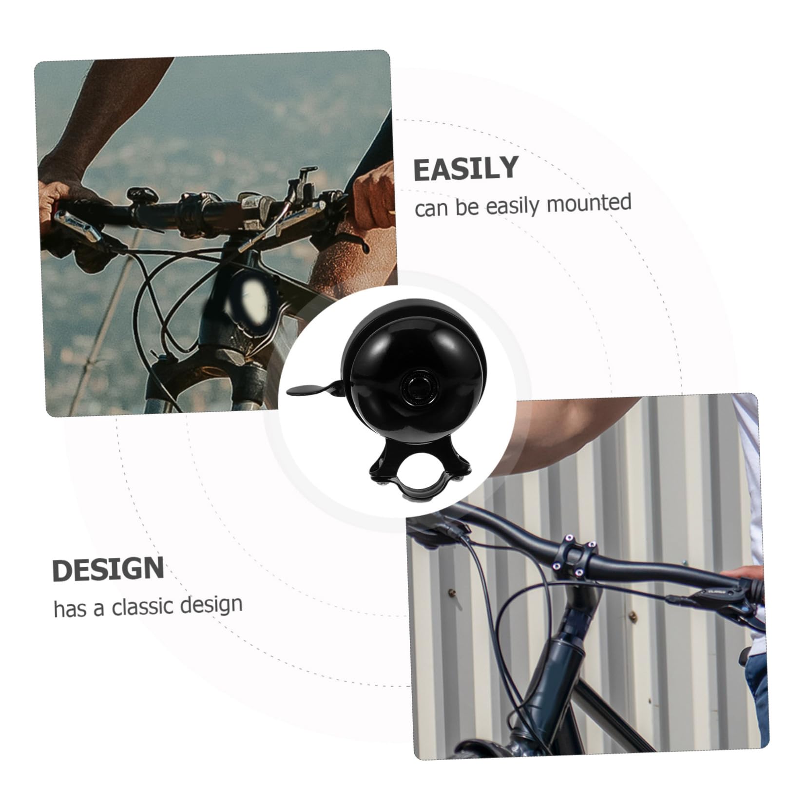 Fahrradklingel Retro Eisenklingel für Mountainbikes Rennräder und Klappräder Langlebiges Design Aging Sicherheitswarnung für Unterwegs
