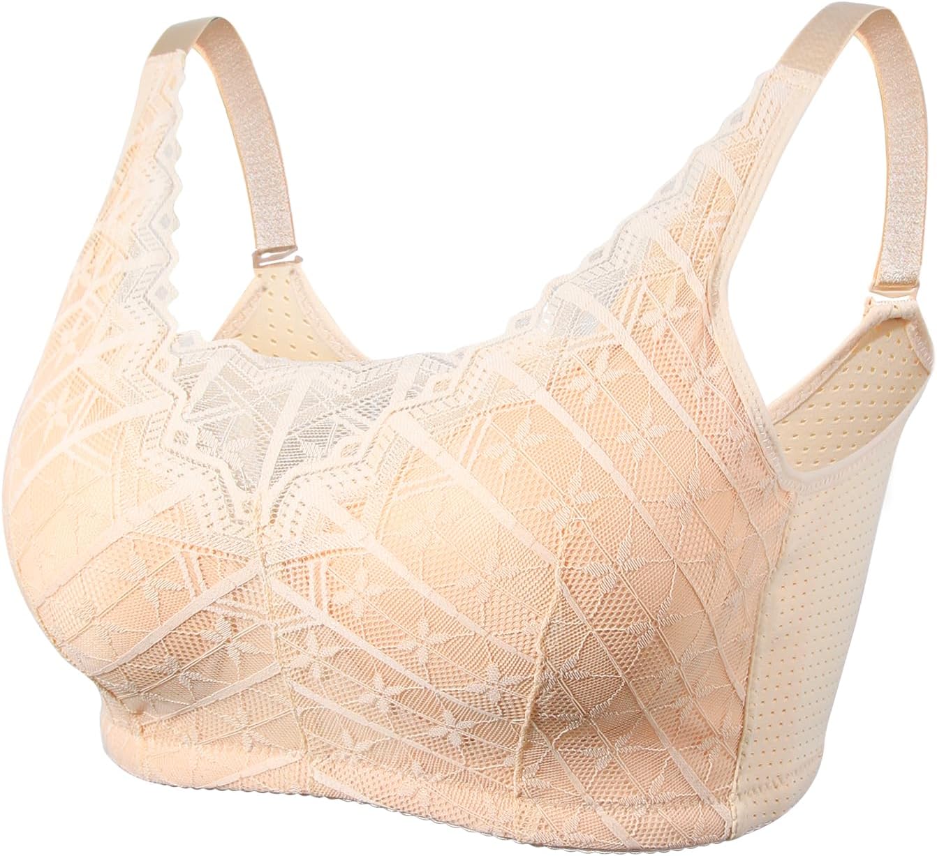 Lervanla Silicone Breast Forms Pocket Bra for Mastectomy Prosthesis Crossdresser Cosplay Breast Inserts for Bra