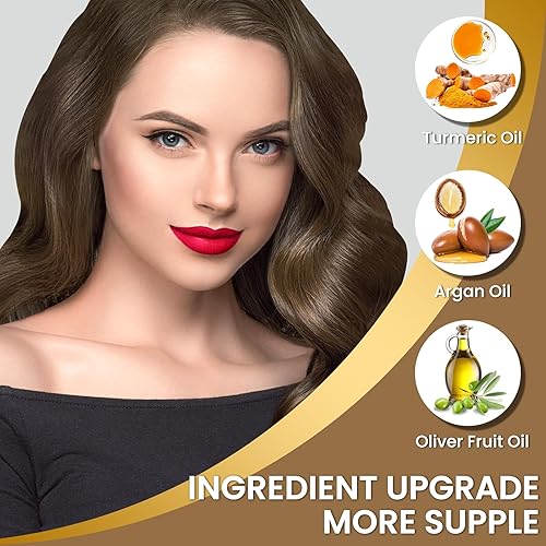 Miniatura 7 de Champú de tinte para el cabello castaño permanente para hombres y mujeres, champú instantáneo de color de cabello para cobertura de cabello gris y