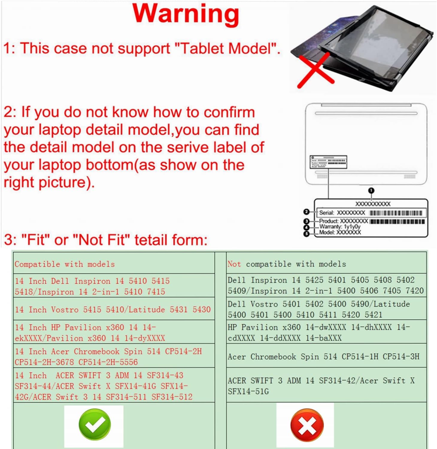 Alapmk Protective Case for Dell Latitude 5450 5440 5430/Vostro 5415 5410,Case for Dell Inspiron 14 5410 5415 5418 & 14 2-in-1 5410 7415,Case for HP Pavilion x360 14 14-ekXXXX 14" Laptop,Starry Night - Image 2