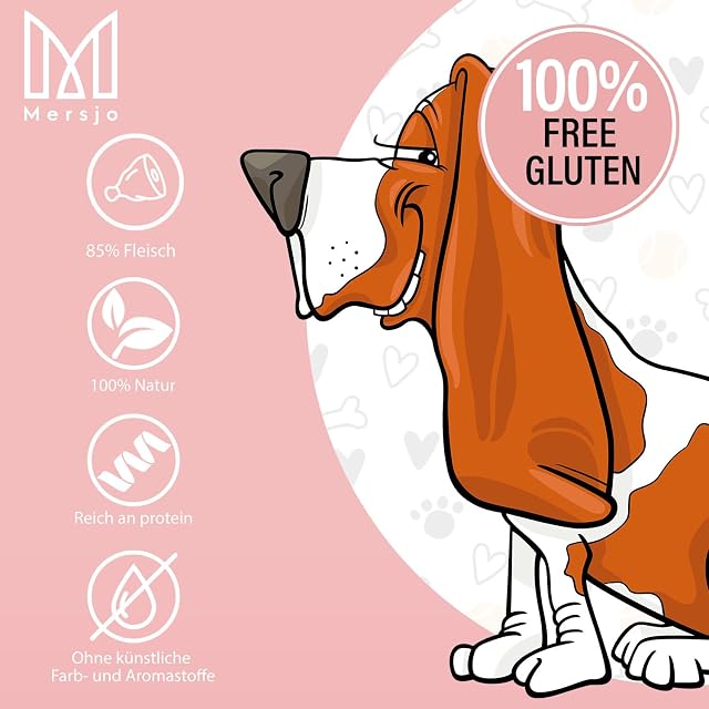 Foto 2 de 5 de MERSJO Snack de adiestramiento para perros, 500 g, comida seca, dulces, carne seca delicada