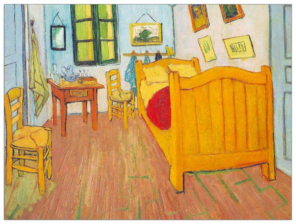 Panneaux décoratifs Van Gogh pour habiller un grand mur vide de salon avec style