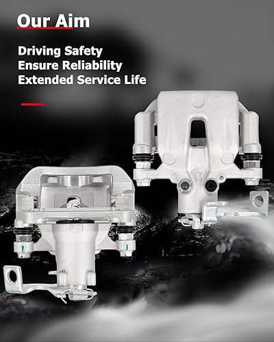 Miniatura 6 de cciyu Ensamblaje de pinzas de freno trasero izquierdo y derecho w/soporte 19B6789 19B6788 para Hyundai para Elantra GT/para Veloster, para Kia para