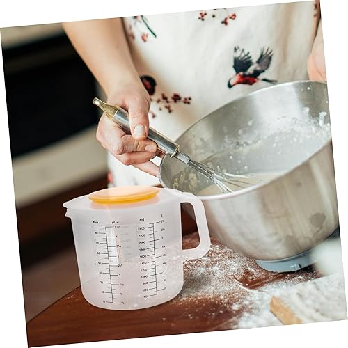 Miniatura 3 de Alipis Tazón de medición y mezcla de 2.5l en una taza de medición de harina de tapa para hornear