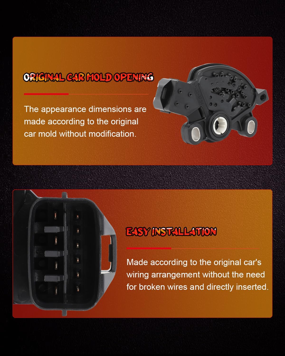 cciyu Neutral Safety Switch 42700-39055, 42700-39050 Backup Switch Fit 2006-2011 for Hyundai Azera, 2002-2006 for Hyundai Elantra, 2007-2008 for Hyundai Entourage