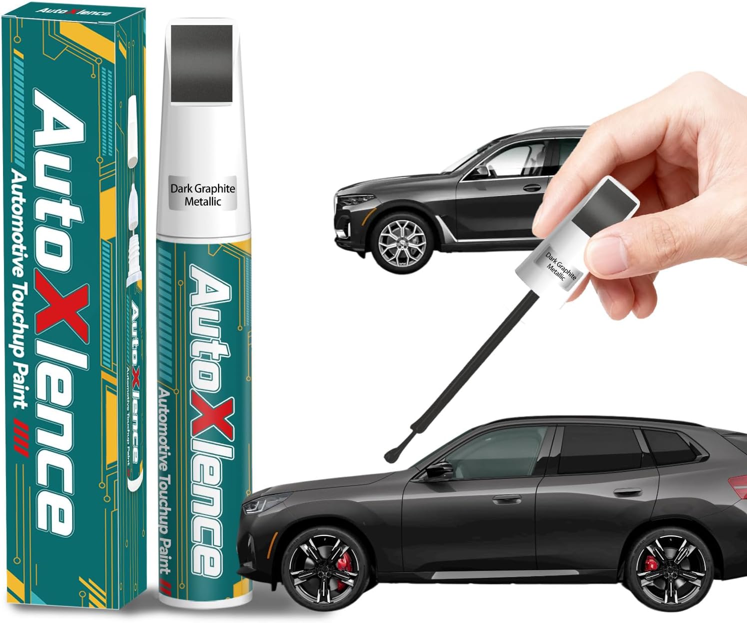 NH-797M Modern Steel Metallic Touch Up Paint Compatible with Honda Car Paint Pen Scratch Repair Automotive Scratch Remover Fix Exact Color Match