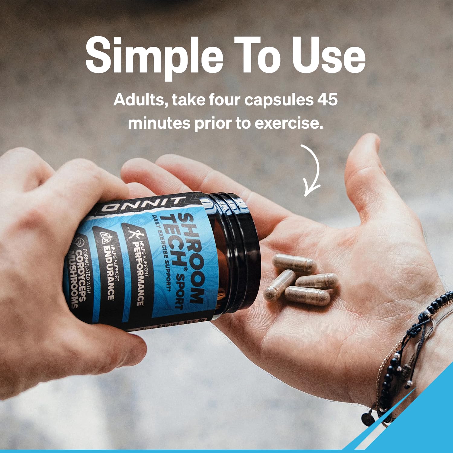 ONNIT Shroom Tech Sport Cordyceps Mushroom Pre-Workout Capsules, 84 Count — Amazon image 5