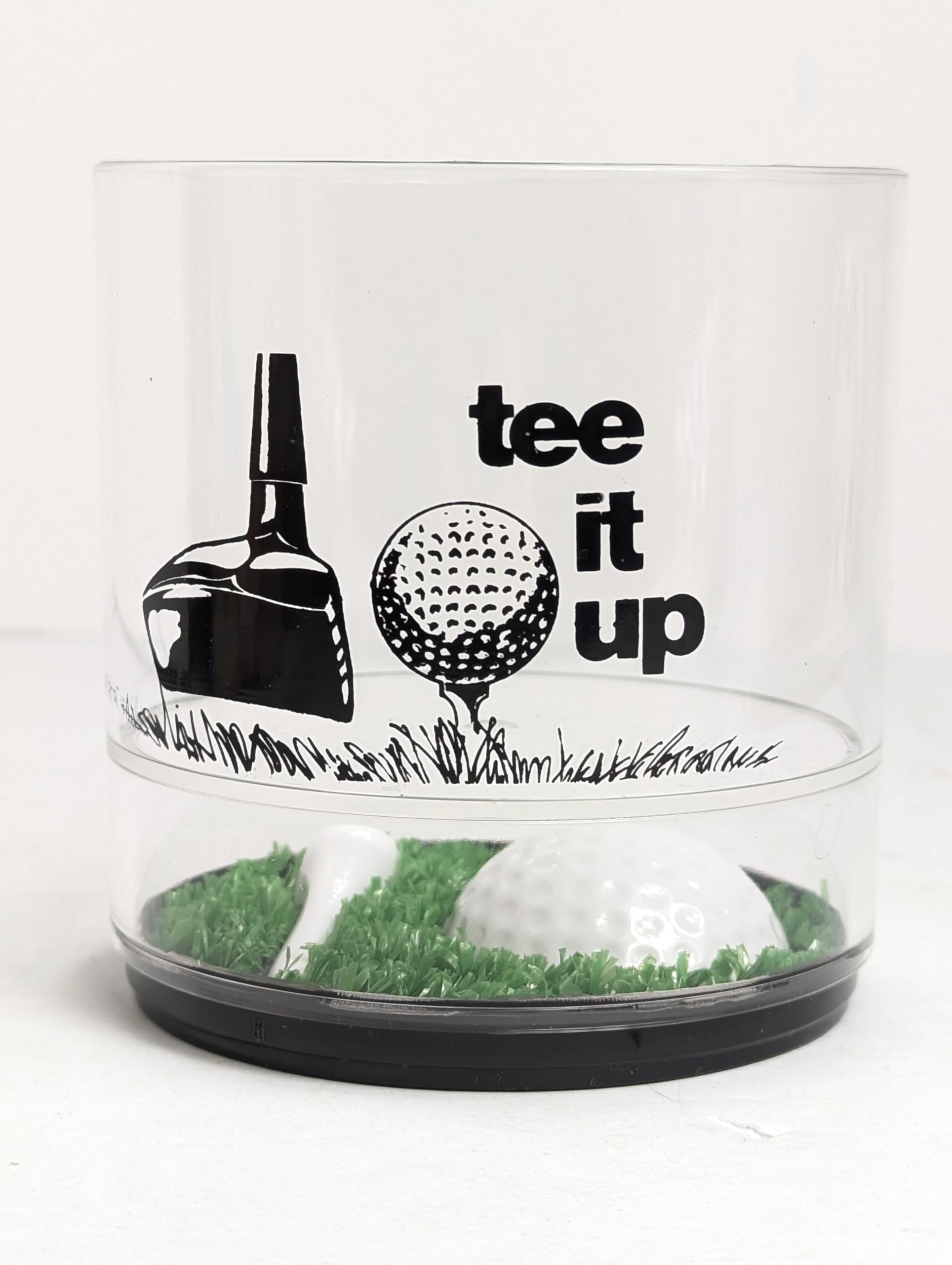 PLASTIC GOLF BALL DRINK CUP