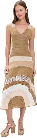 Ramy Brook Womens Cadence Crochet Dress