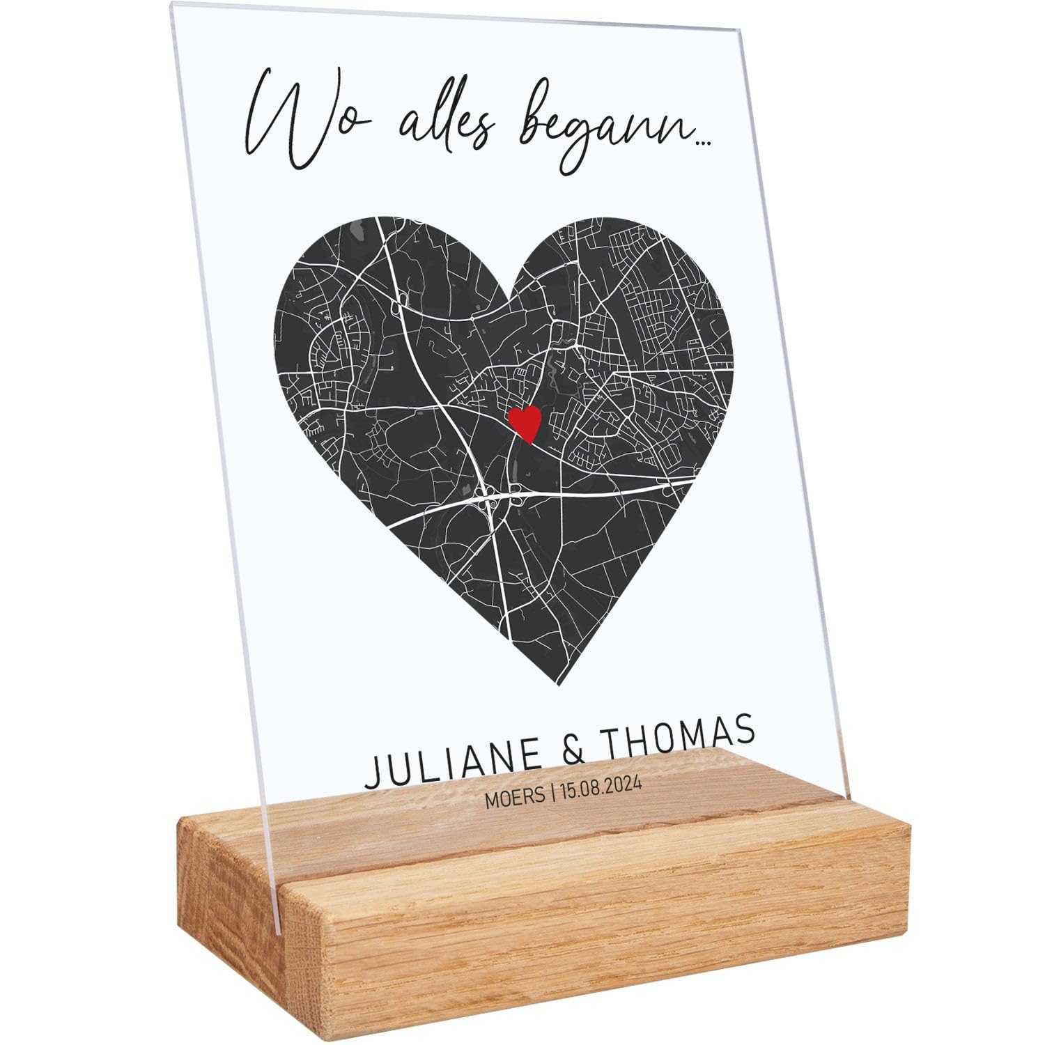 Jahrestag Geschenk Karte Aus Stahl – Gravierte Brieftaschen-Karte „You Light Up My Life“