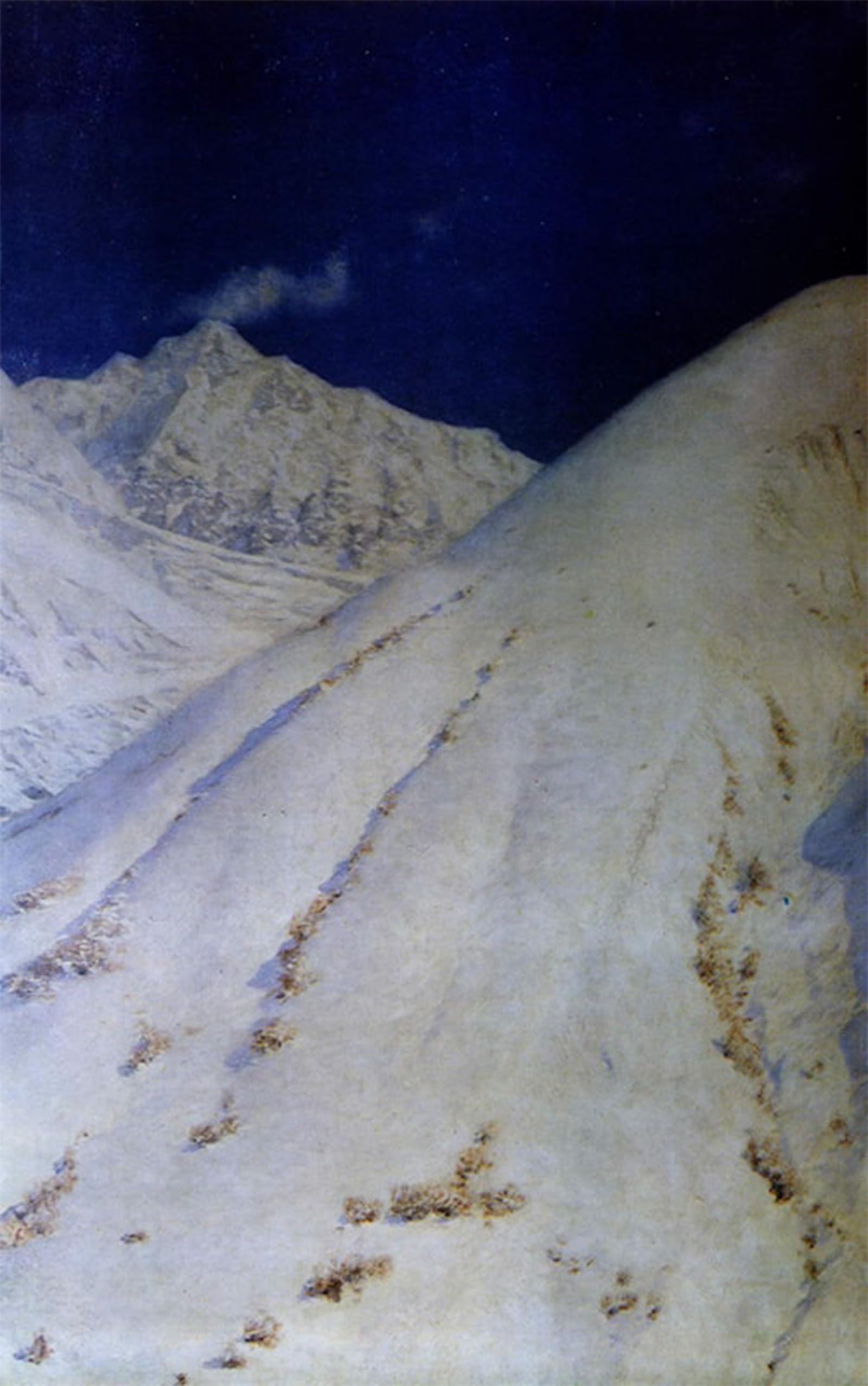 ARTXLXXBN Famous Prints Artwork Pictures Poster Painting Art la neve himalayana Vasily Vereshcagin Artwork Landscape Pictures for Home Decor 60x90cm