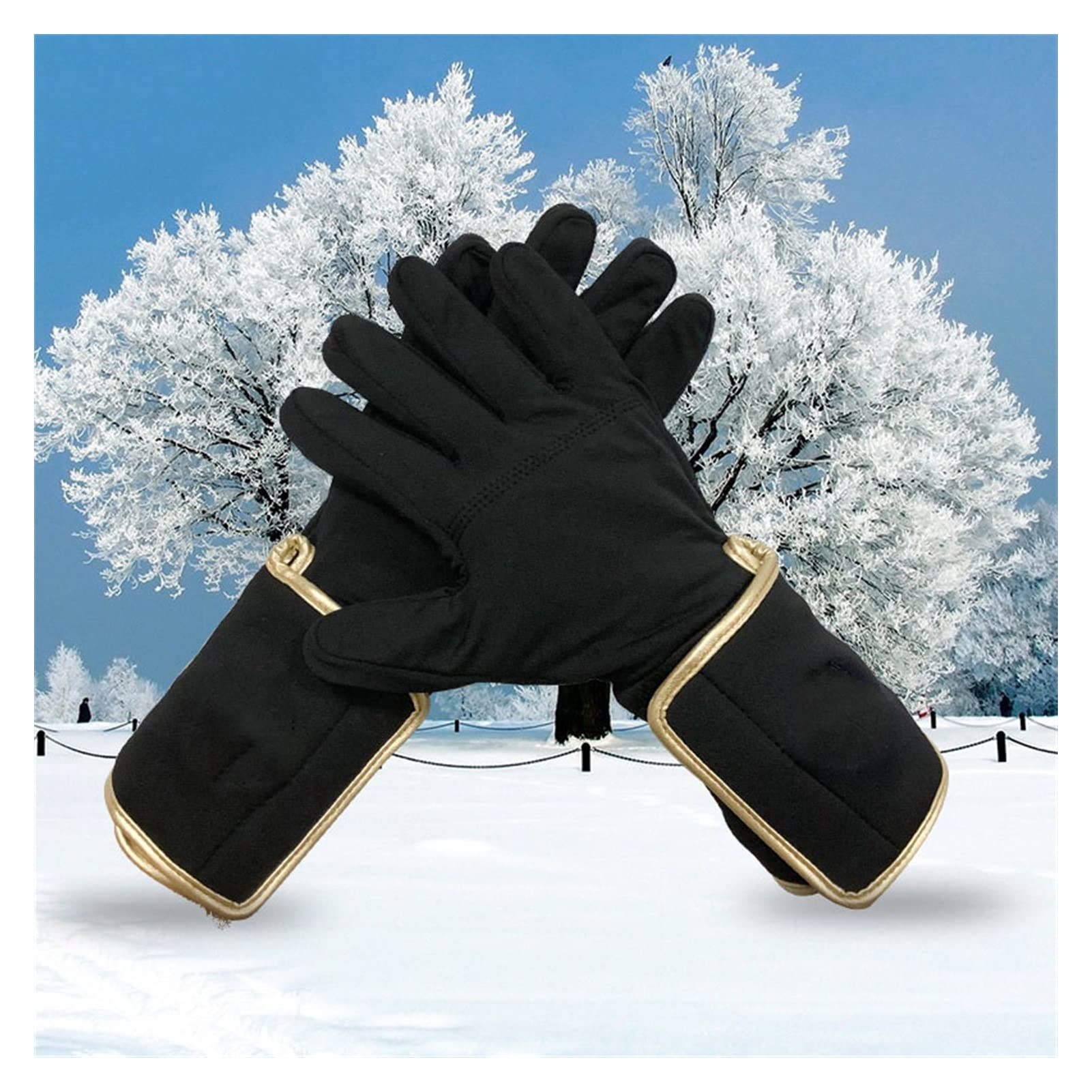Guanti Guanti da Riscaldamento Autunno/Inverno Guanti Touch Screen all'aperto Guanti da Bagno Impermeabile Creativo Guanti Riscaldamento Ricaricabile Guanti da Riscaldamento Ricaricabili Guanti cald
