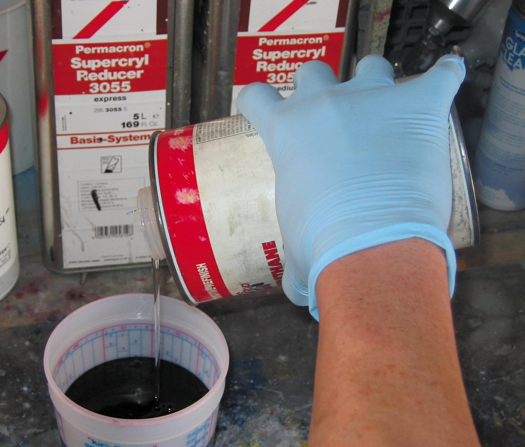 QRP 8BQF09 8 mil Qualatrile Blue Nitrile 9" Powder-Free Gloves