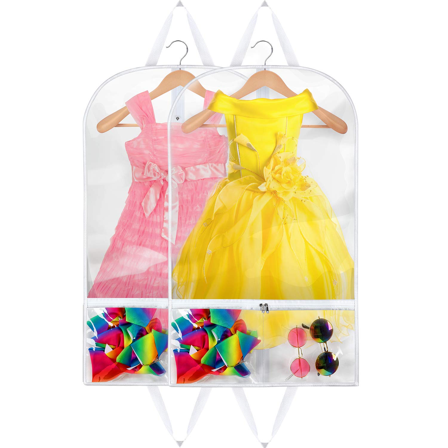 Buy Maitys Clear PVC Hanging Costume Garment Bag Costume Bags Suit