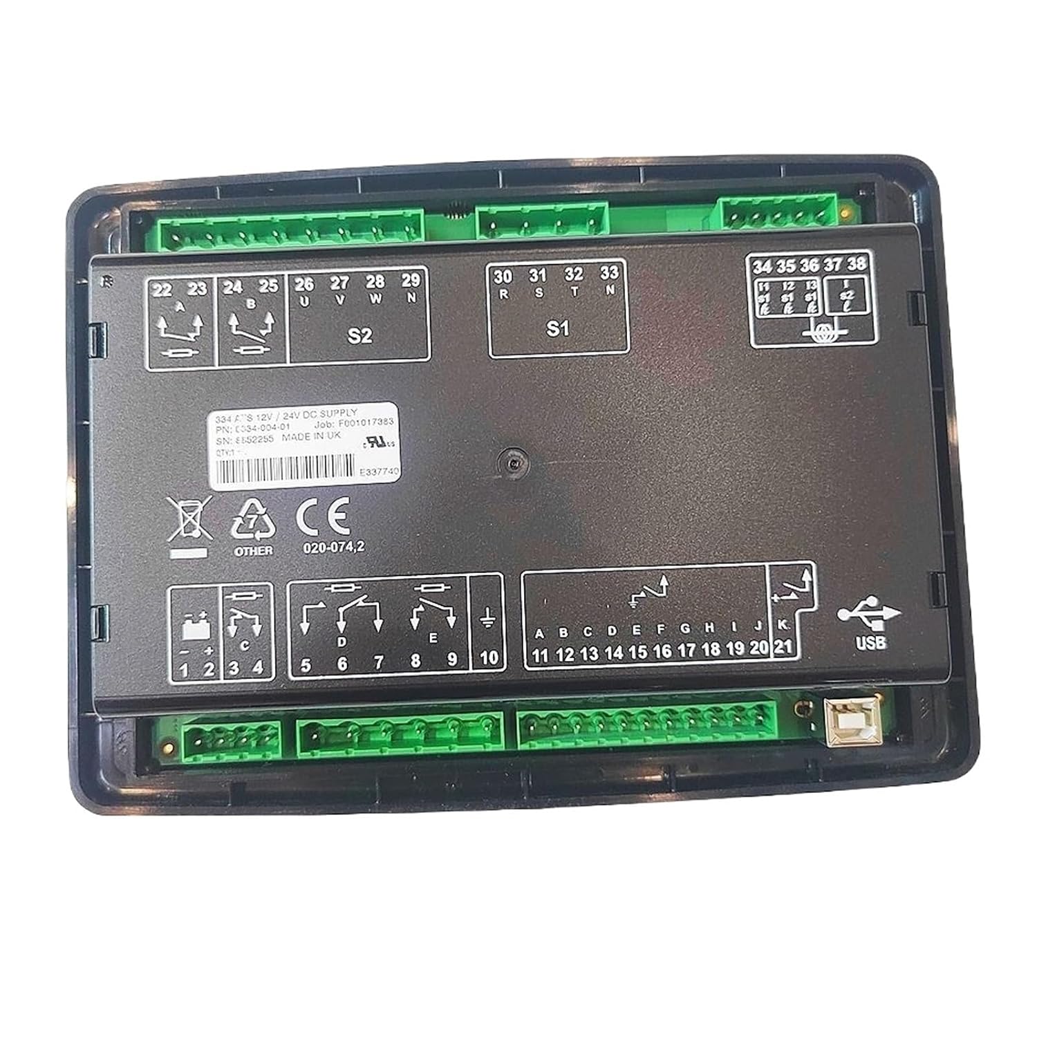 DSE334 Dual Power Automatic Switching Controller Diesel Generator Set