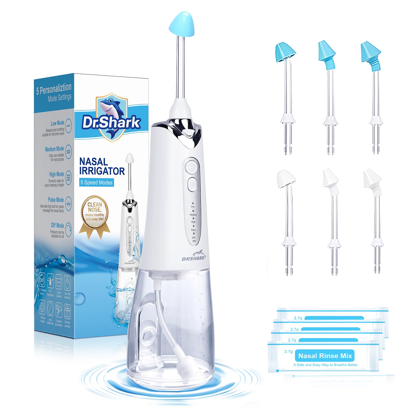 DR.SHARK Cordless Nasal Irrigation