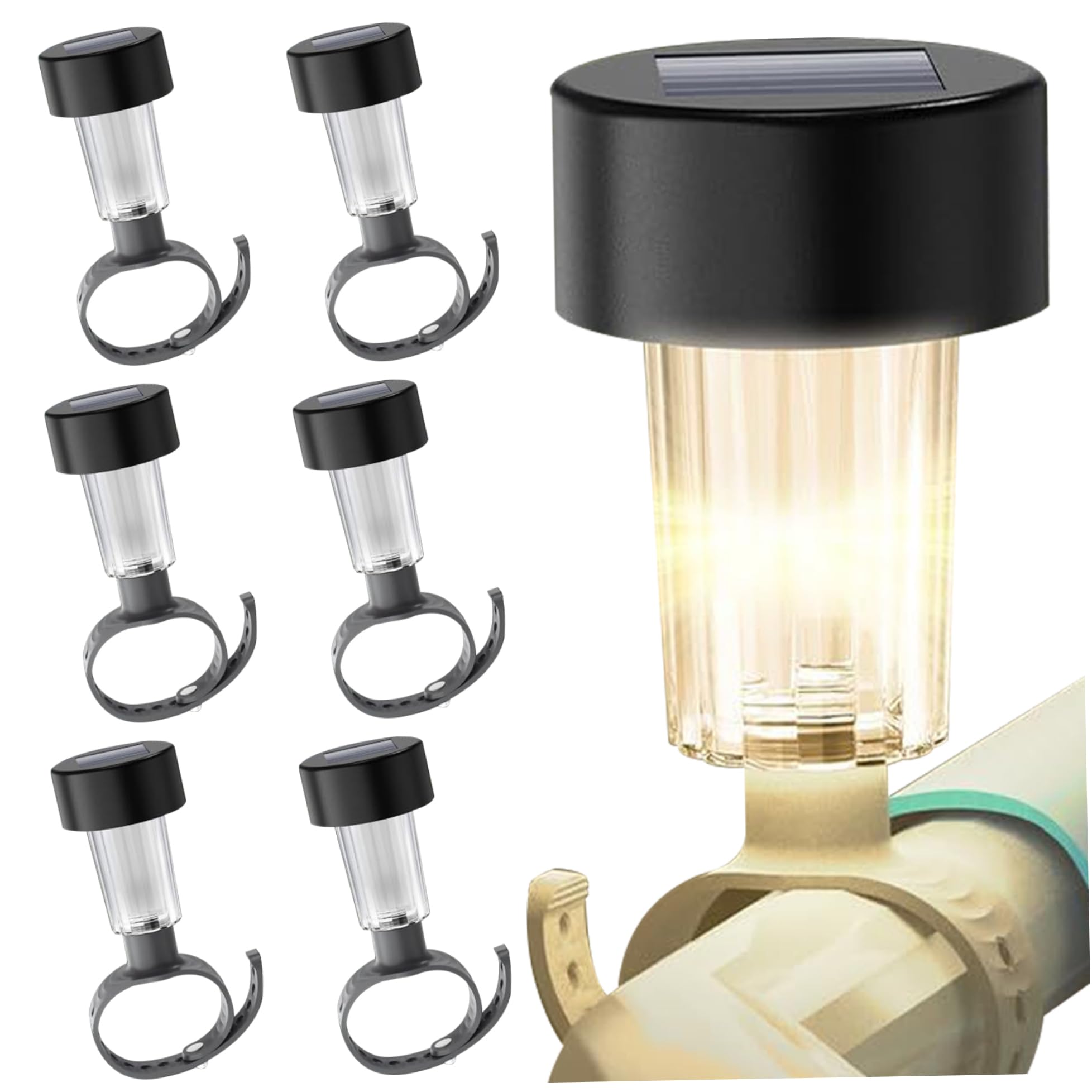 Above Ground Pool Lights 6pcs Solar Pool Lights For Chain Link Fence -  Waterproof Outdoor Solar Lights For Above Ground Pools Above Ground Pool  Lighting Waterproof Adjustable