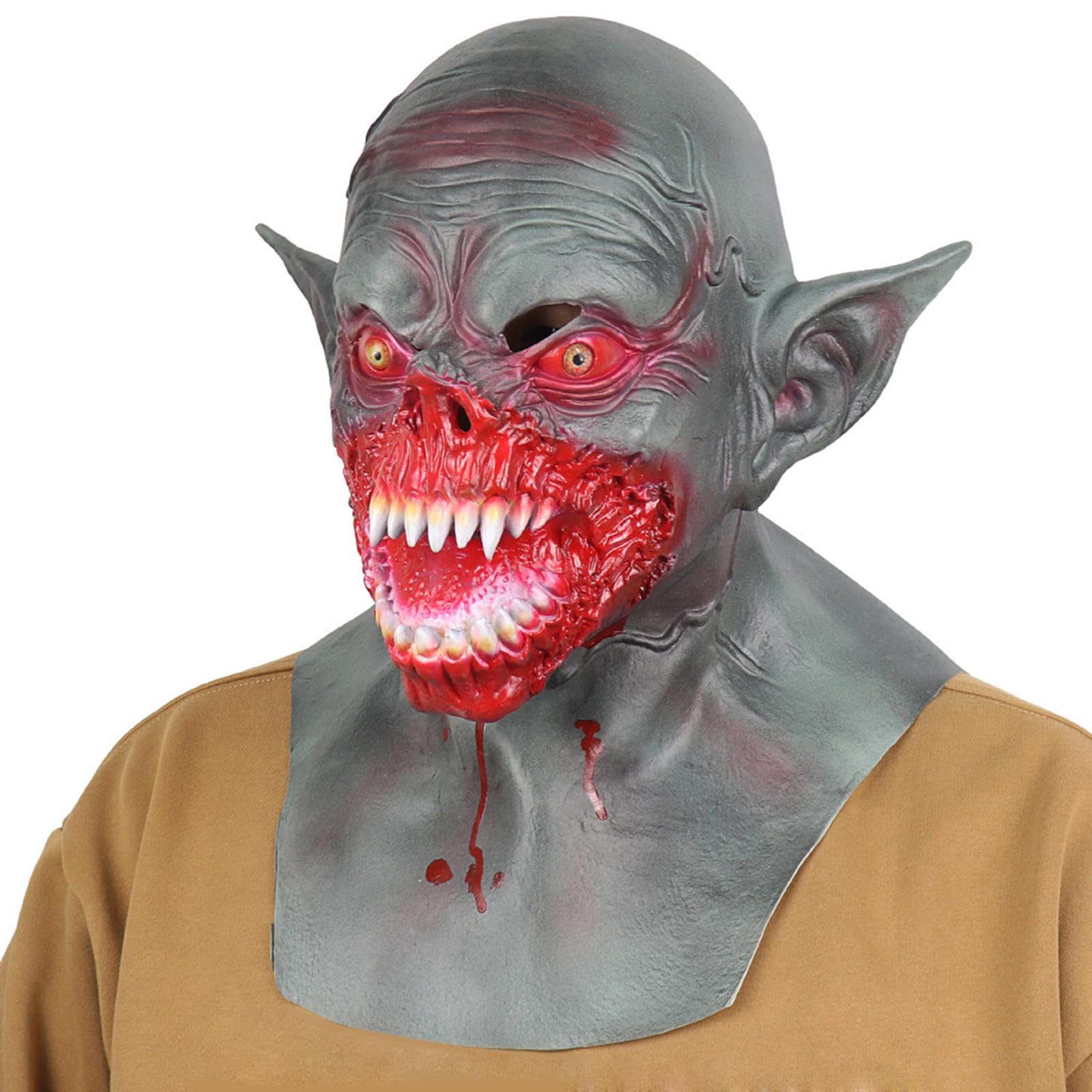 Amazon.co.jp: PINKLALA 吸血鬼 血まみれのモンスター ハロウィン 怖い