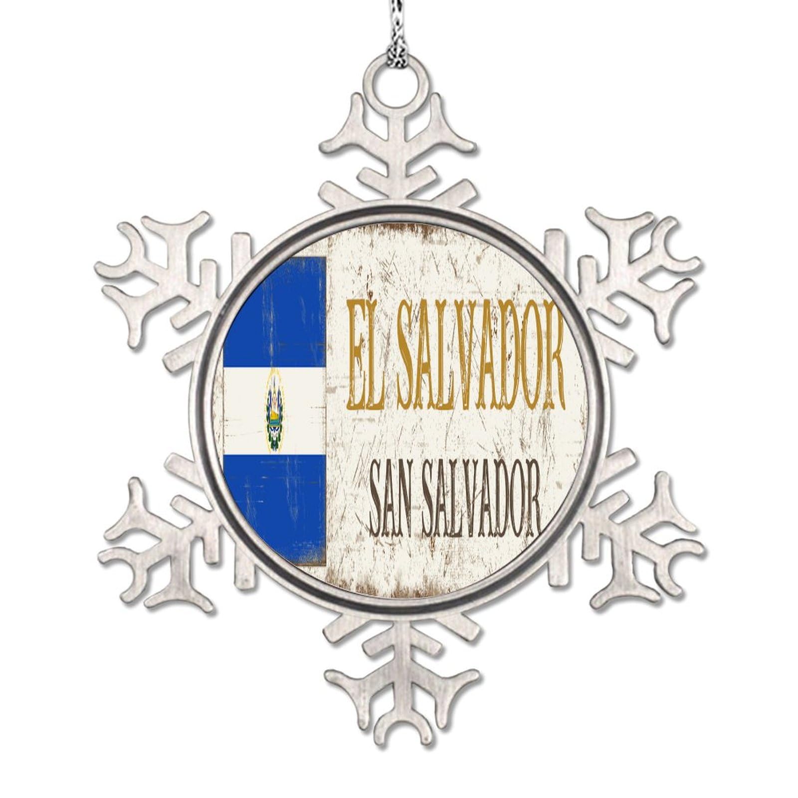 Ornements de sapin de Noël Salvador pendentif souvenir pays pour décoration originale