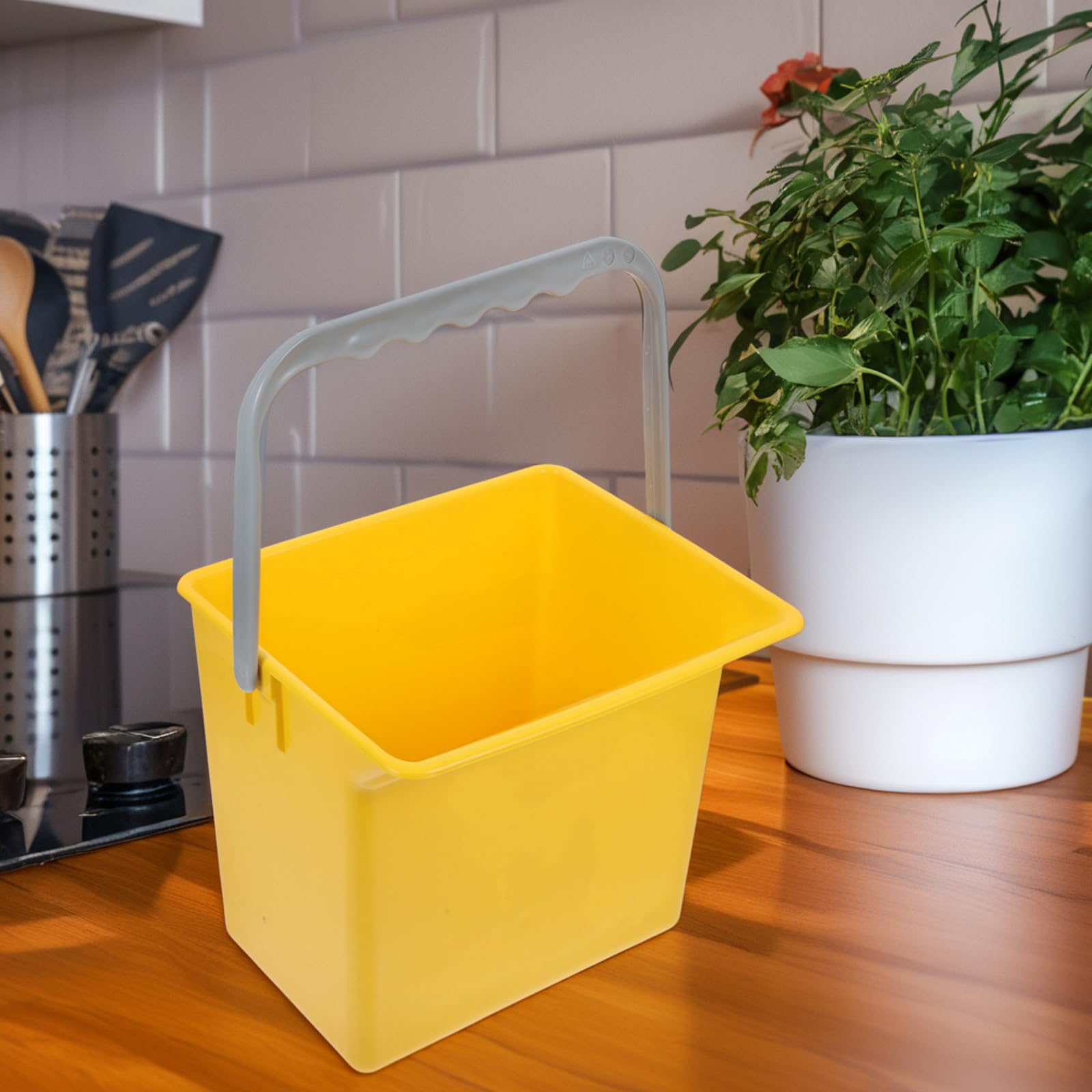 Gatuida Secchio per Pulizie in Plastico da 2 con Maniglia, Grande Capacità e Design Multifunzionale per Uffici e Luoghi Pubblici