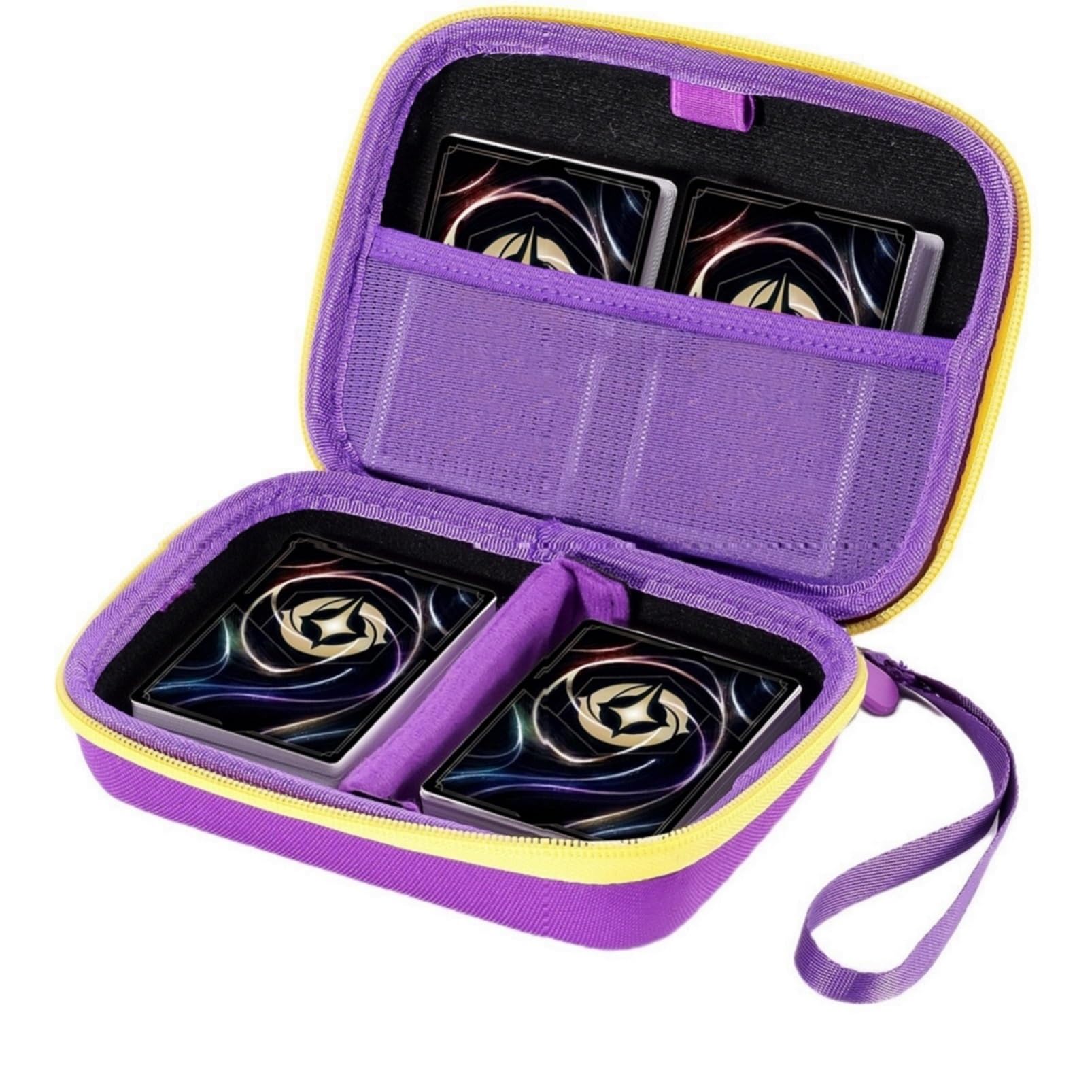 ProCase Trading Card Case, Hard Travel Storage Holds 300+ Cards -Purple