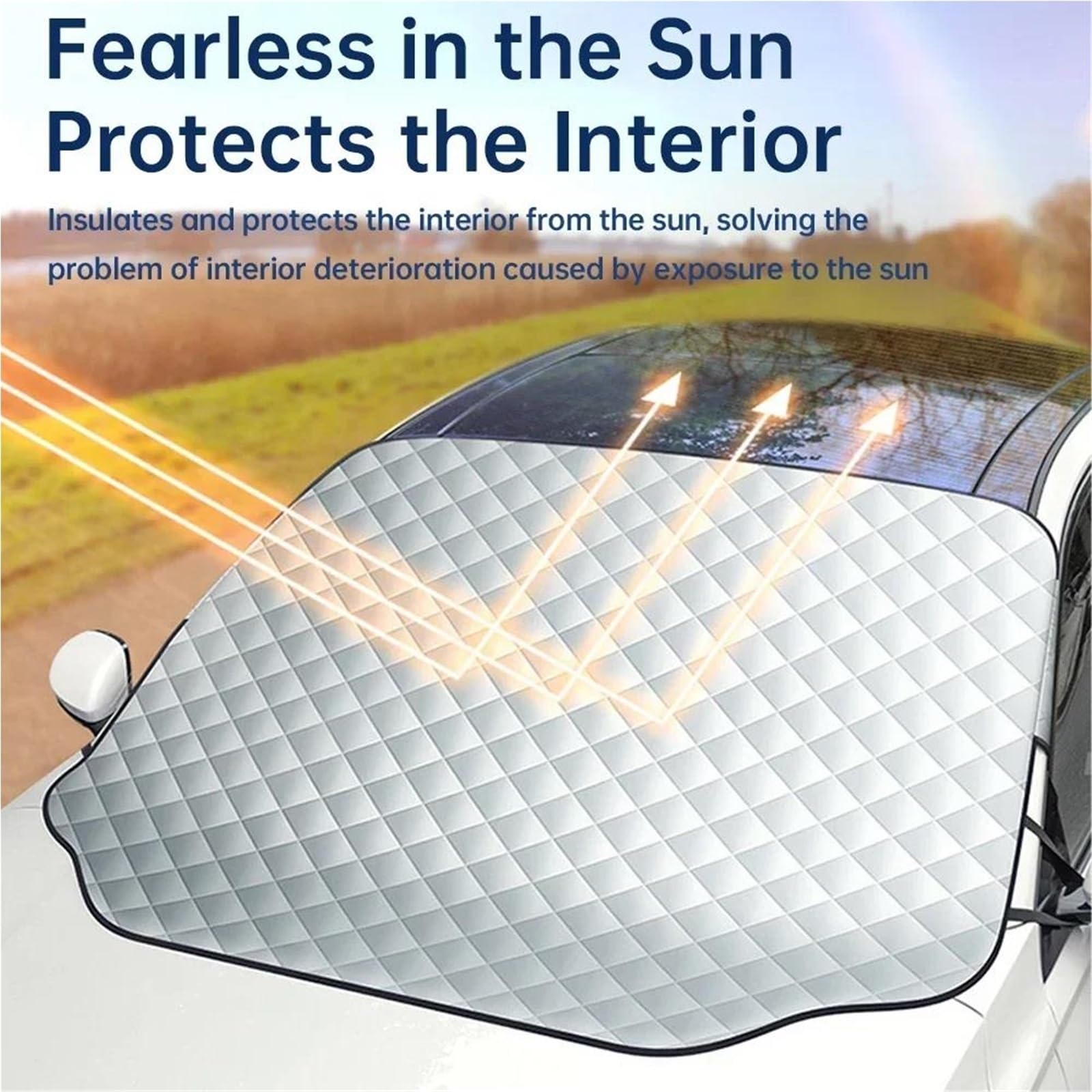 Copertura Parabrezza Inverno per Panamera Cayenne 971 911 9YA Macan Car Cover Protector Parabrezza Neve(126 * 158)