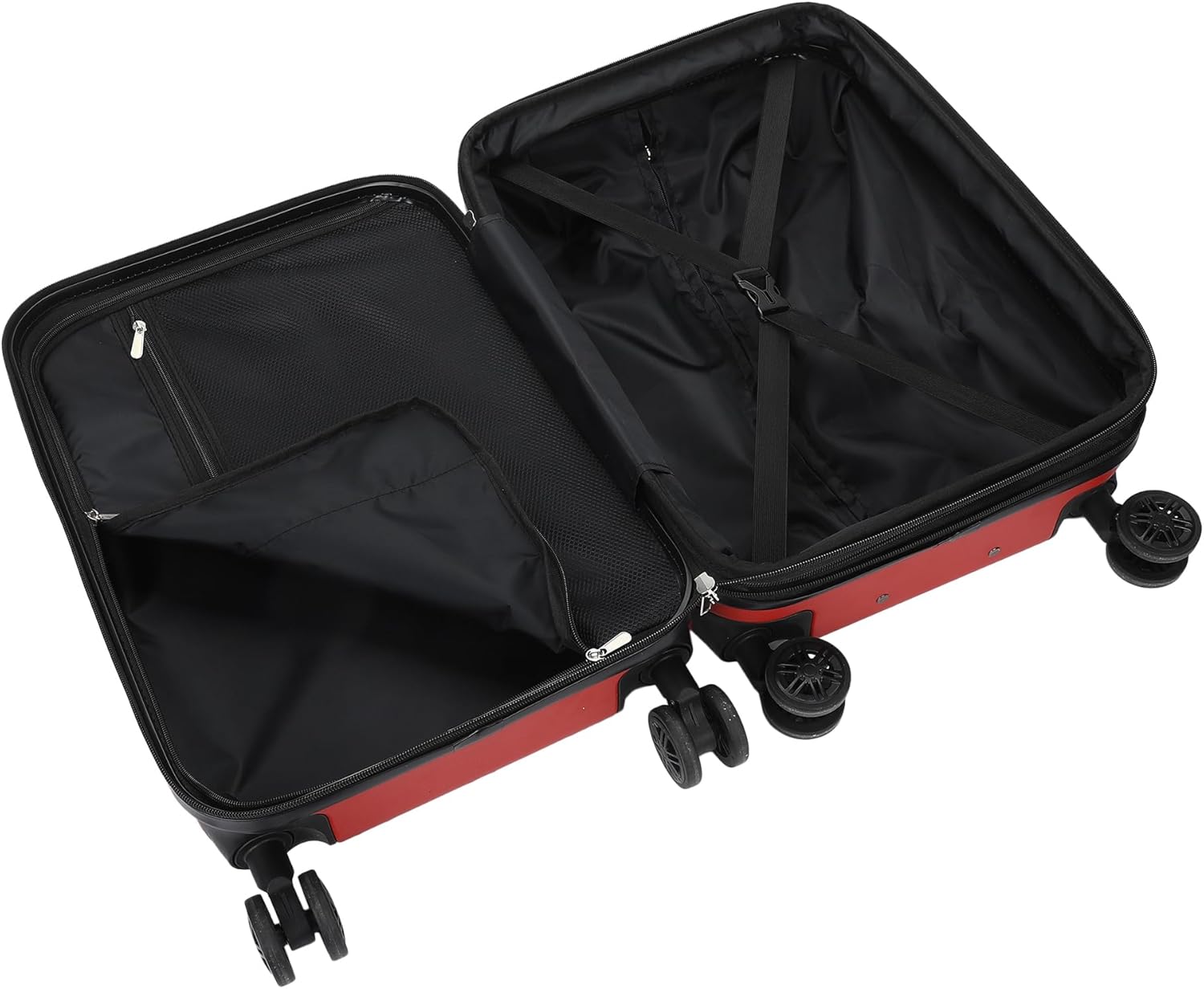 Bioworld Spiderman Monochrome Mask light weight 20" Rolling Luggage