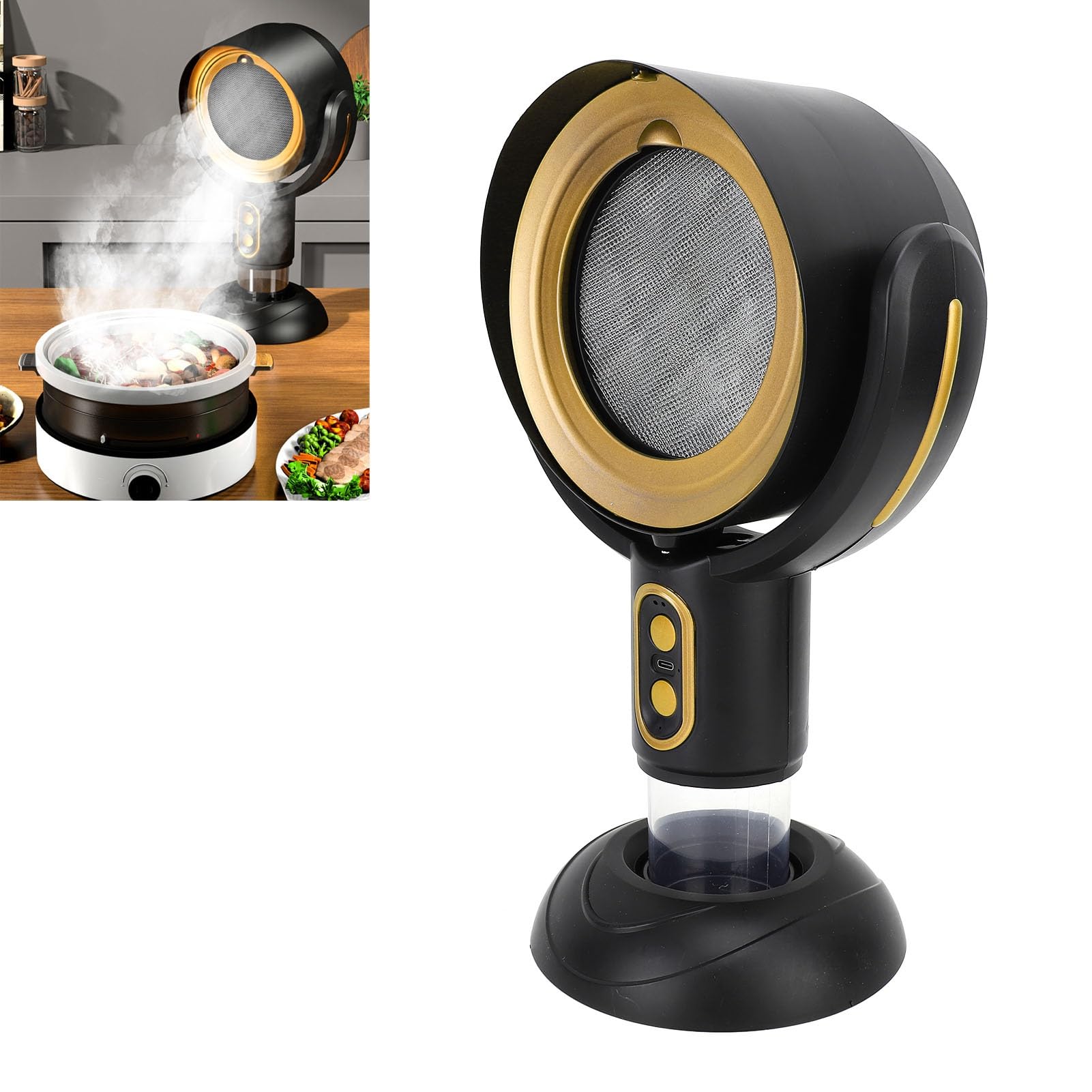 Ventilateur D'Extraction USB Compact - Réglage Vitesse Continu - Pour Cuisine, Atelier, Salle De Bain - 10