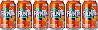 Pack de Fanta Laranja lata 350ml 6 unidades