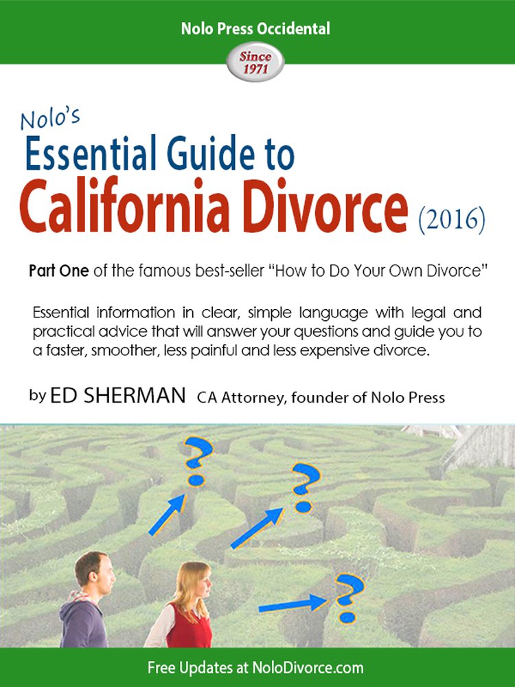 Nolo's Essential Guide to California Divorce (2016)