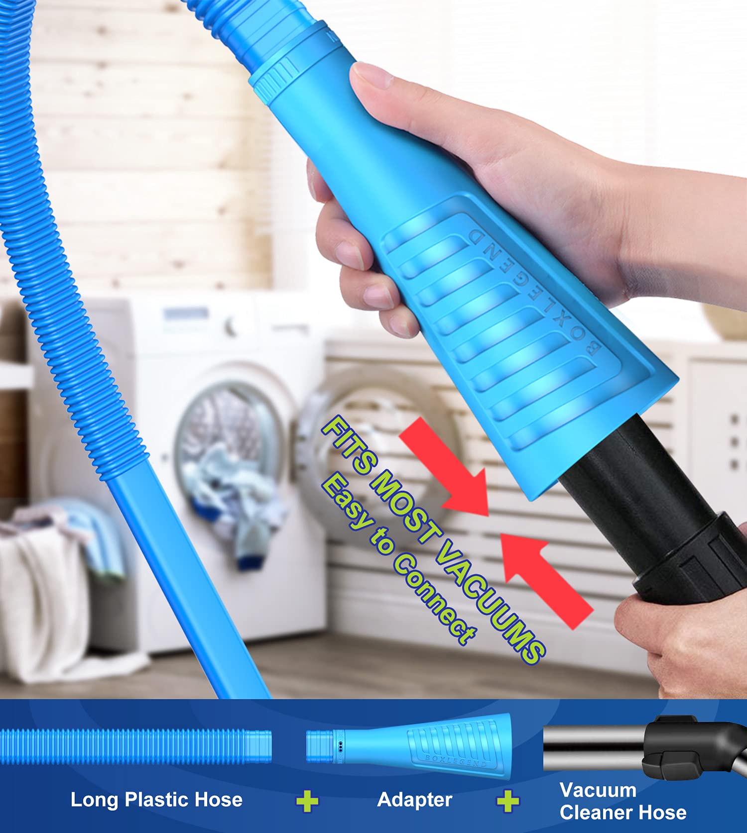 Sealegend 2 Pack Dryer Vent Cleaner Kit and Flexible Dryer Lint Brush